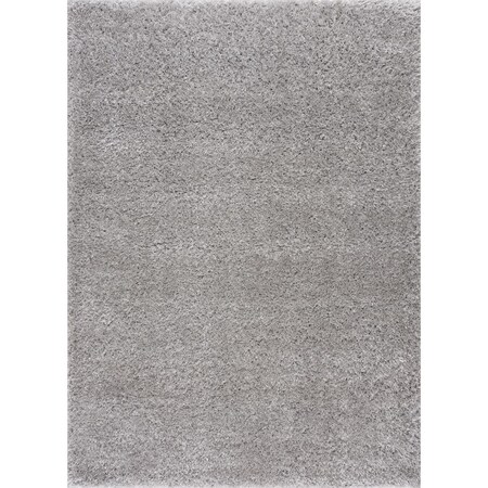 United Weavers 5 ft. 3 in. x 7 ft. 2 in. Aubrey Rose Rectangle Area Rug, Silver 3100 61071 58